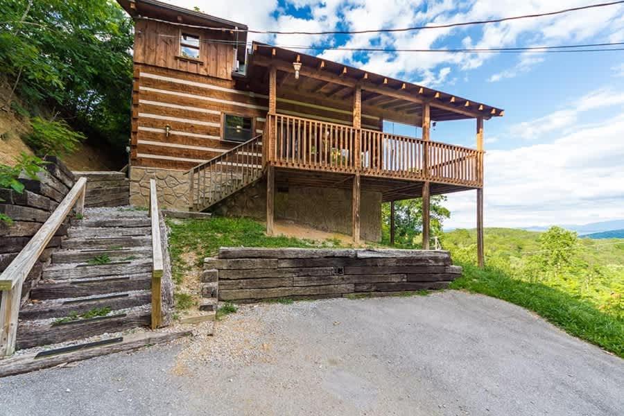 View! Private! Hot Tub,Pool Table,Fireplace,Relax! Sevierville Dış mekan fotoğraf