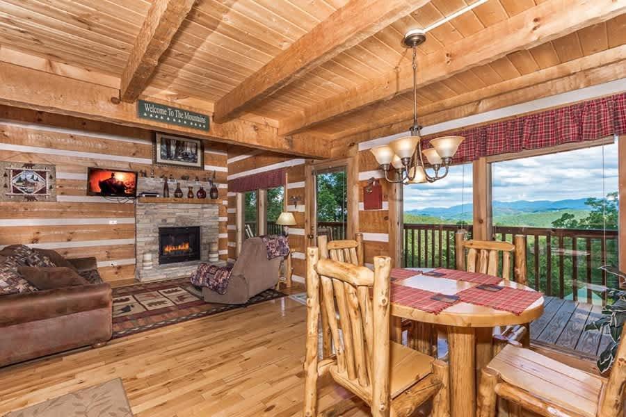 View! Private! Hot Tub,Pool Table,Fireplace,Relax! Sevierville Dış mekan fotoğraf